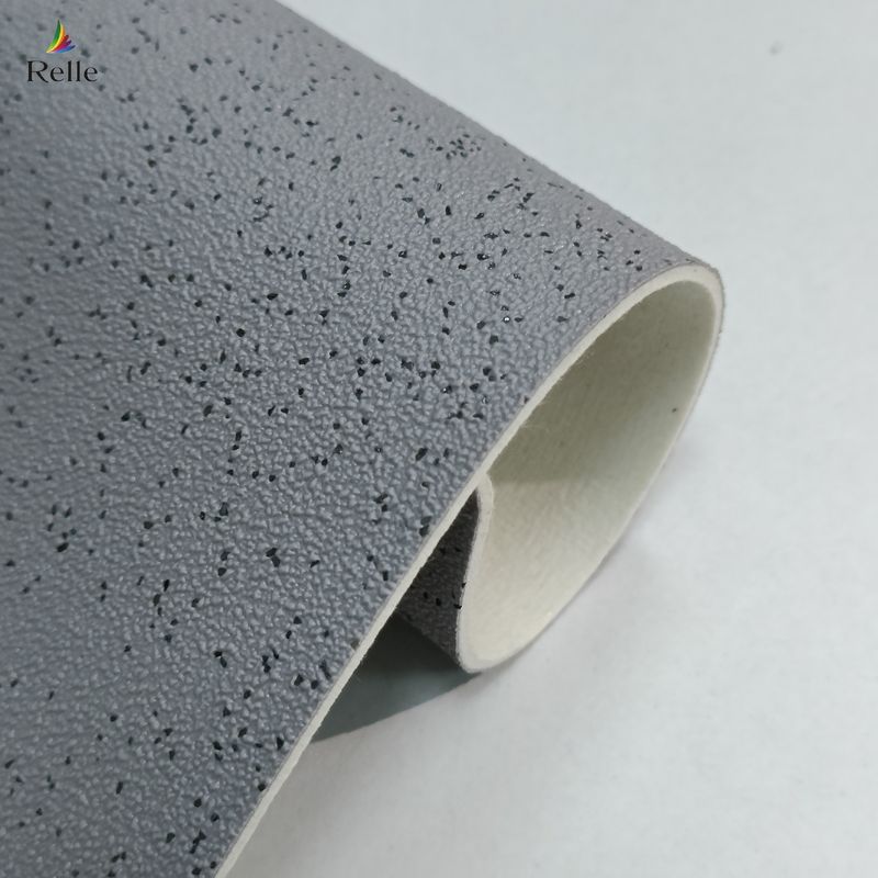 Plancher de sécurité antidérapant en feutre émeraude PVC plancher de sécurité en vinyle pour métro