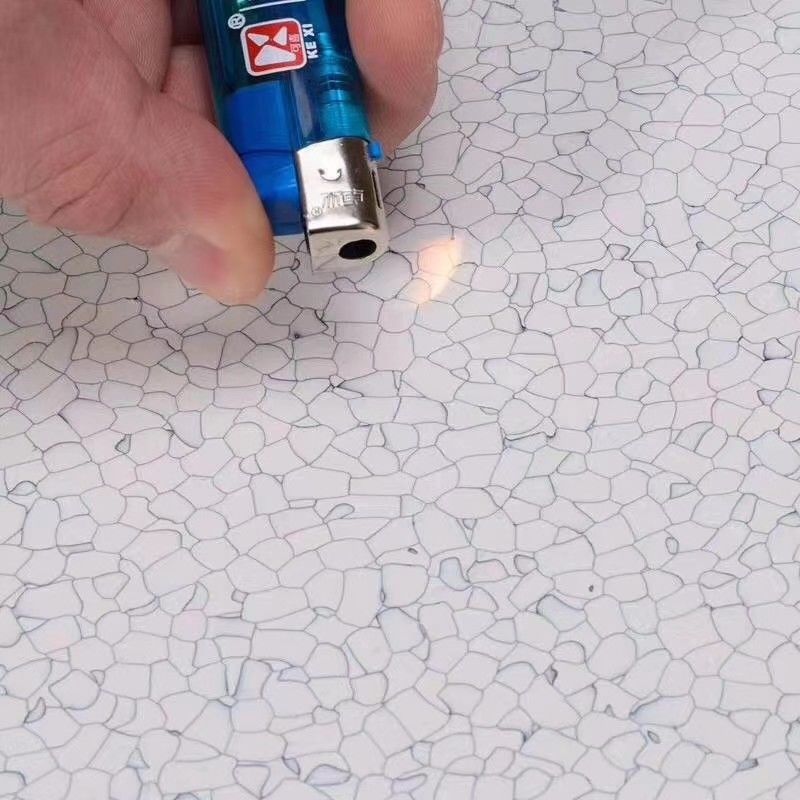 Plancher conducteur de vinyle antistatique de 900*900 mm pour les salles d'opération hospitalières