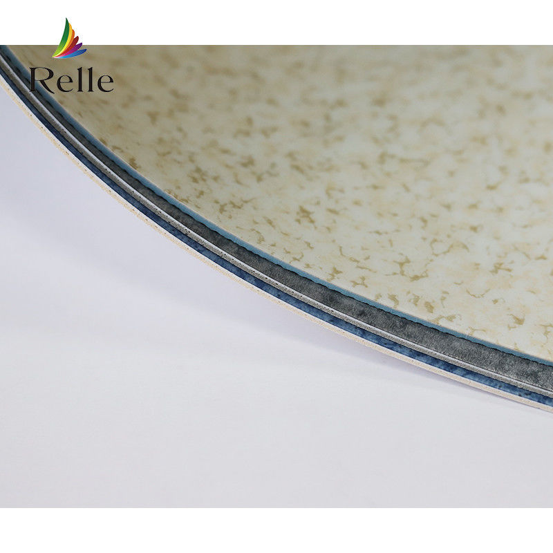 Couverture de plancher en vinyle de luxe en PVC gris