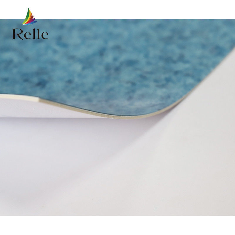 Couverture de plancher en vinyle de luxe en PVC gris