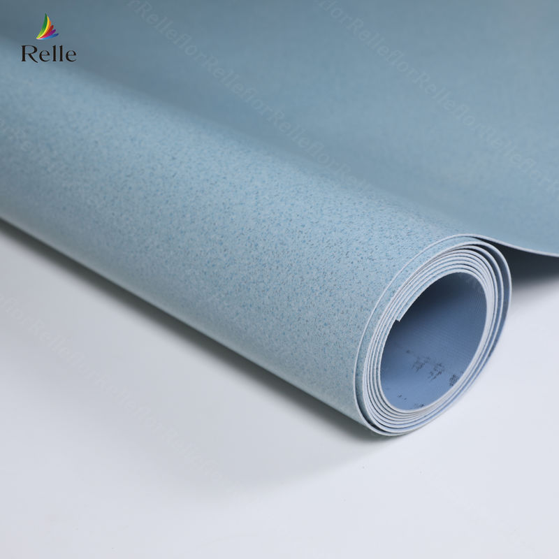 Couverture de plancher en vinyle de luxe en PVC gris