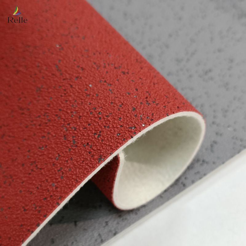 Plancher de sécurité en vinyle antidérapant revêtement UV plancher de relais pour train