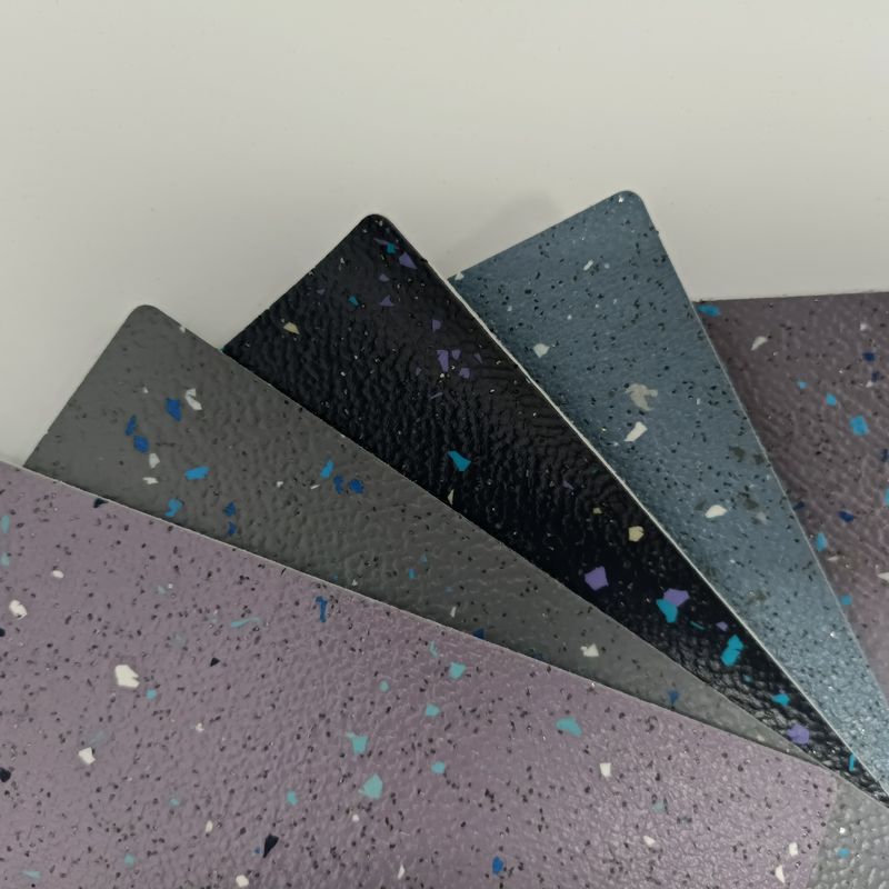 Plancher en vinyle pour bus, plancher de sécurité commerciale avec dos de feutre homogène