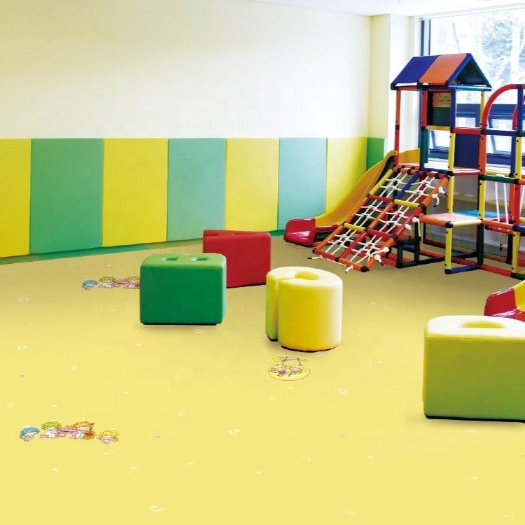 Relle Sécurité Plancher de jardin d'enfants PVC Plancher en vinyle coloré pour plus de 600 types