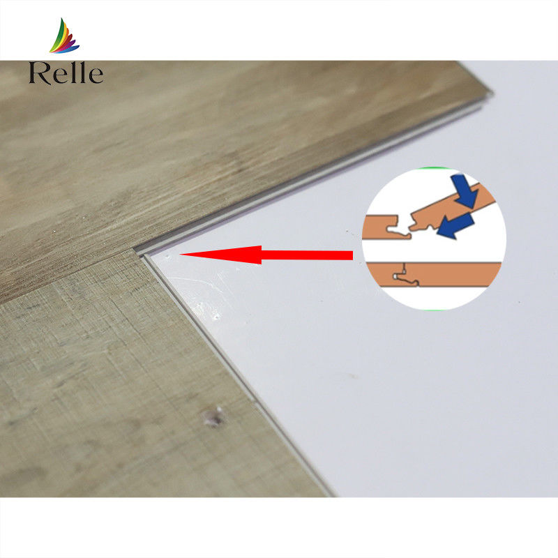 Relle SPC Cliquez planche plancher 4mm 5mm 6mm 7mm épaisseur plancher SPC de luxe