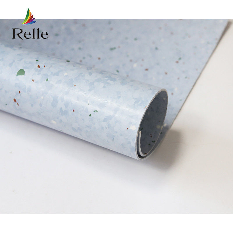 PUR revêtement Relle stock lot écologique PVC beige clair Vinyle sol antistatique pour le laboratoire