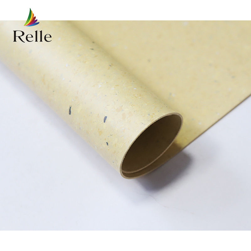PUR revêtement Relle stock lot écologique PVC beige clair Vinyle sol antistatique pour le laboratoire