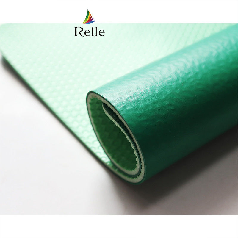 Mat de plancher de terrain de badminton vert en rouleau en rouleaux de PVC synthétique pour le sport