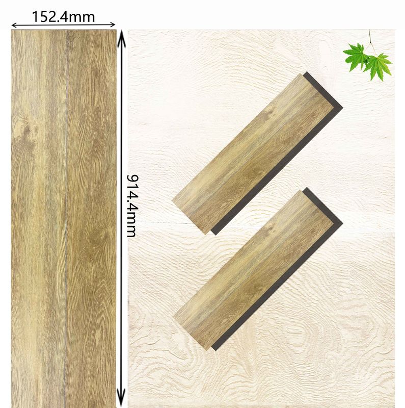 Relle PVC LVT plancher en vinyle auto-adhésif 2 mm plancher en vinyle de luxe