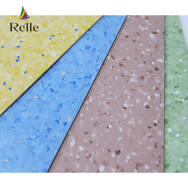 Antibactérien Relle Commercial Homogène Couleurs simples 2 mm Roulis de revêtement de sol en PVC pour les cliniques
