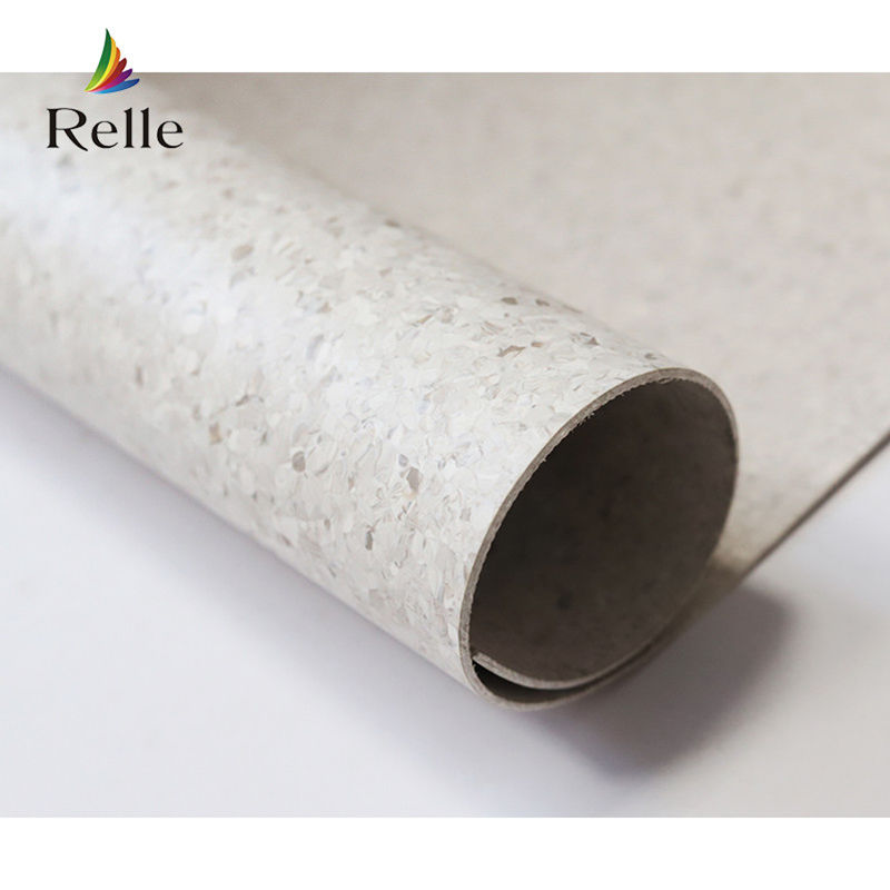 Plancher en plastique Relle de qualité hospitalière Linoleum homogène Vinyle PVC plancher Italie planche