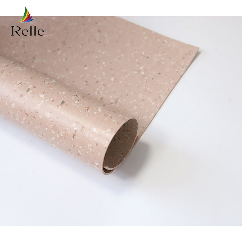 Plancher en plastique Relle de qualité hospitalière Linoleum homogène Vinyle PVC plancher Italie planche