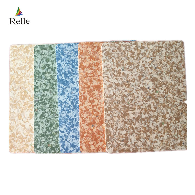 Planchers en vinyle de texture claire de 3 mm Carreaux homogènes en PVC pour installations médicales