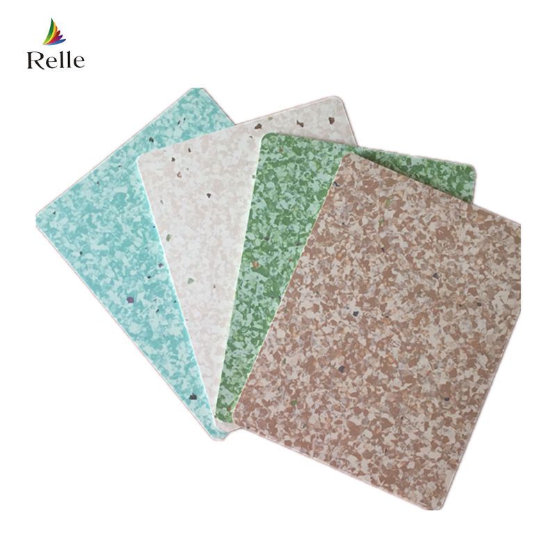 Planchers en vinyle de texture claire de 3 mm Carreaux homogènes en PVC pour installations médicales