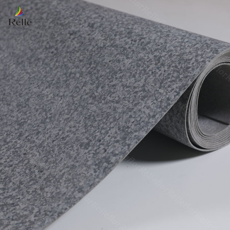 Plancher en vinyle homogène en PVC pour une application hospitalière à Guangdong par rouleau
