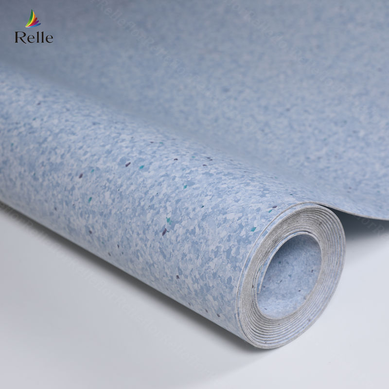 Plancher en vinyle homogène en PVC pour une application hospitalière à Guangdong par rouleau