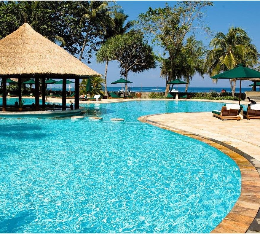 Couche de piscine en mosaïque bleu imperméable à l'eau 1,2 mm 1,5 mm Couches en vinyle pour piscines en sol