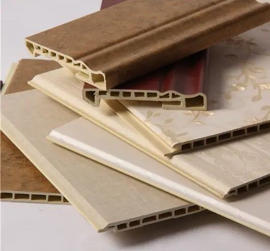 Panneaux muraux intérieurs en PVC contemporains en fibre de bambou