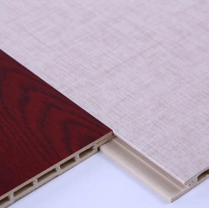 Panneaux muraux intérieurs en PVC contemporains en fibre de bambou