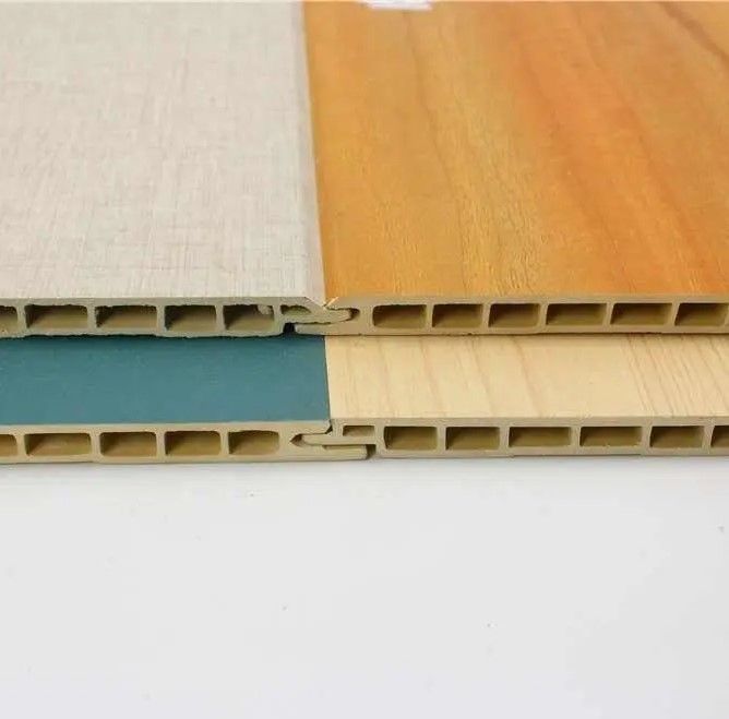 Panneaux muraux intérieurs en PVC contemporains en fibre de bambou