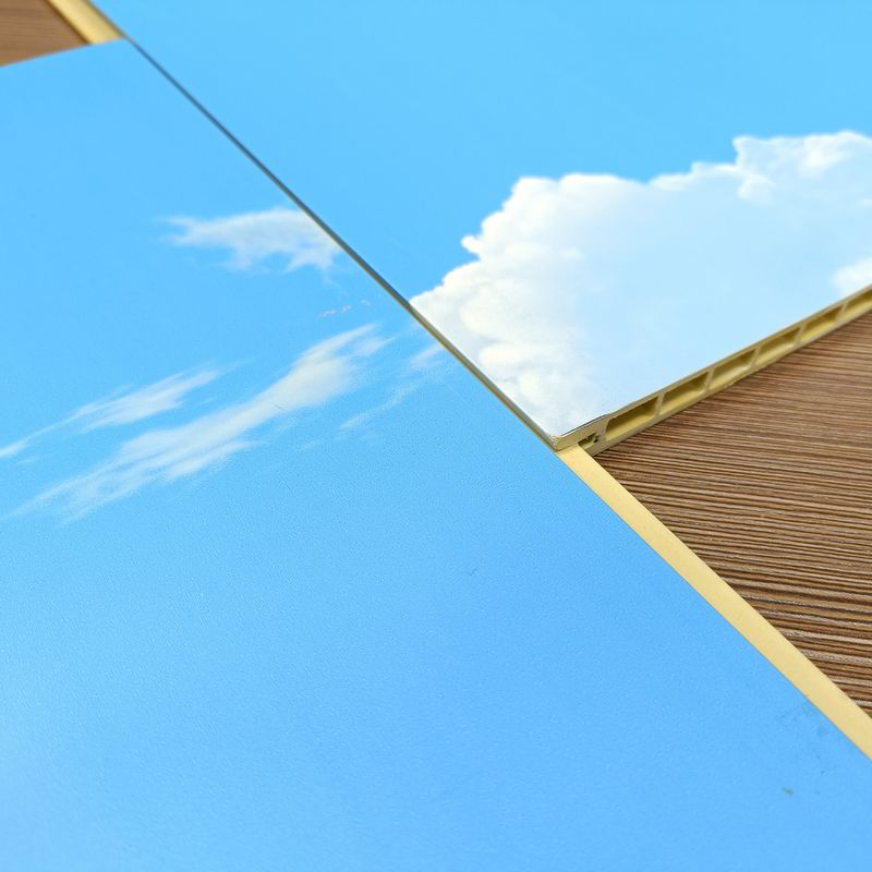Panneaux muraux décoratifs en fibre de bambou en PVC de 10 mm d'épaisseur pour le salon