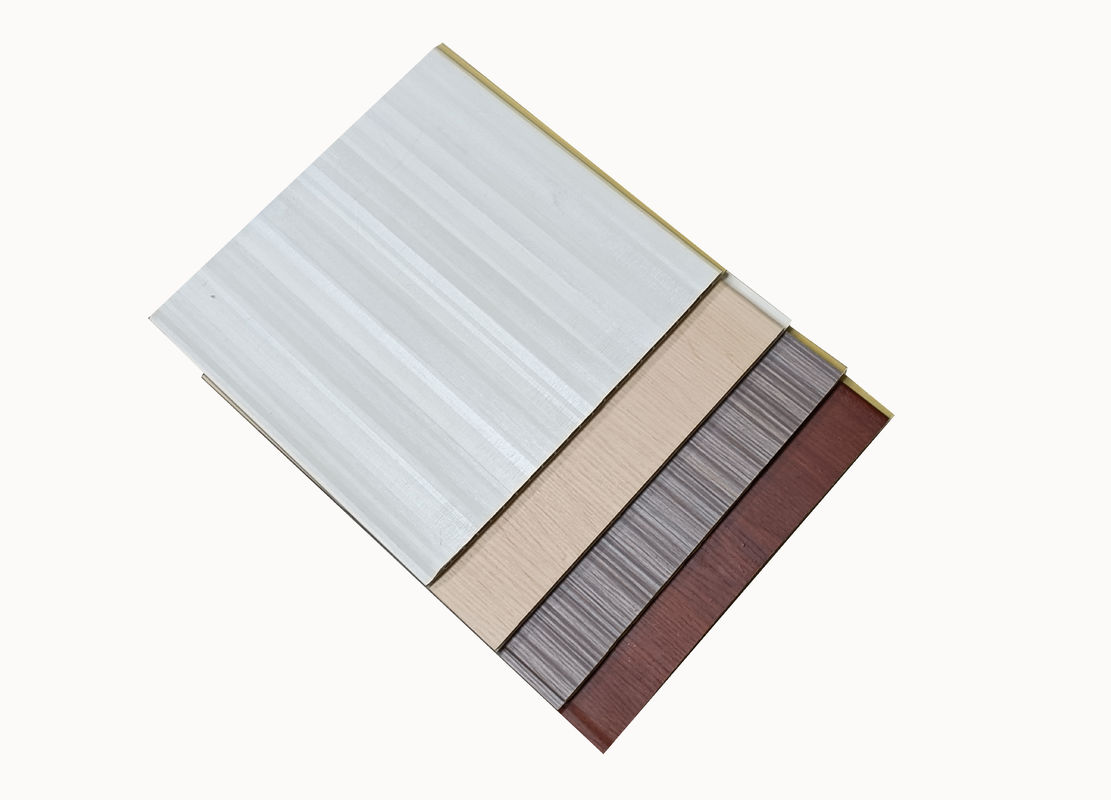 Panneaux muraux décoratifs en fibre de bambou en PVC de 10 mm d'épaisseur pour le salon