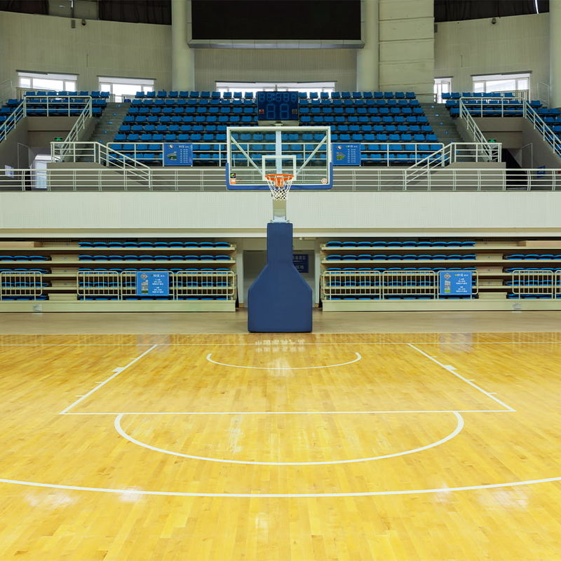 Plancher sportif supportant et durable pour le badminton, le basket-ball, le volley-ball et le terrain de sport intérieur