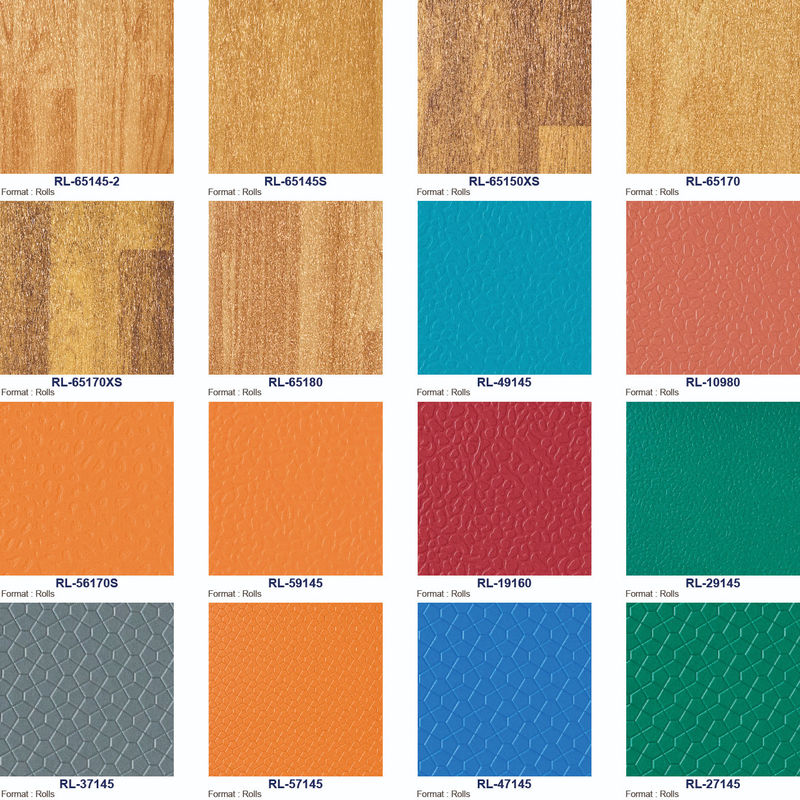Plancher sportif supportant et durable pour le badminton, le basket-ball, le volley-ball et le terrain de sport intérieur