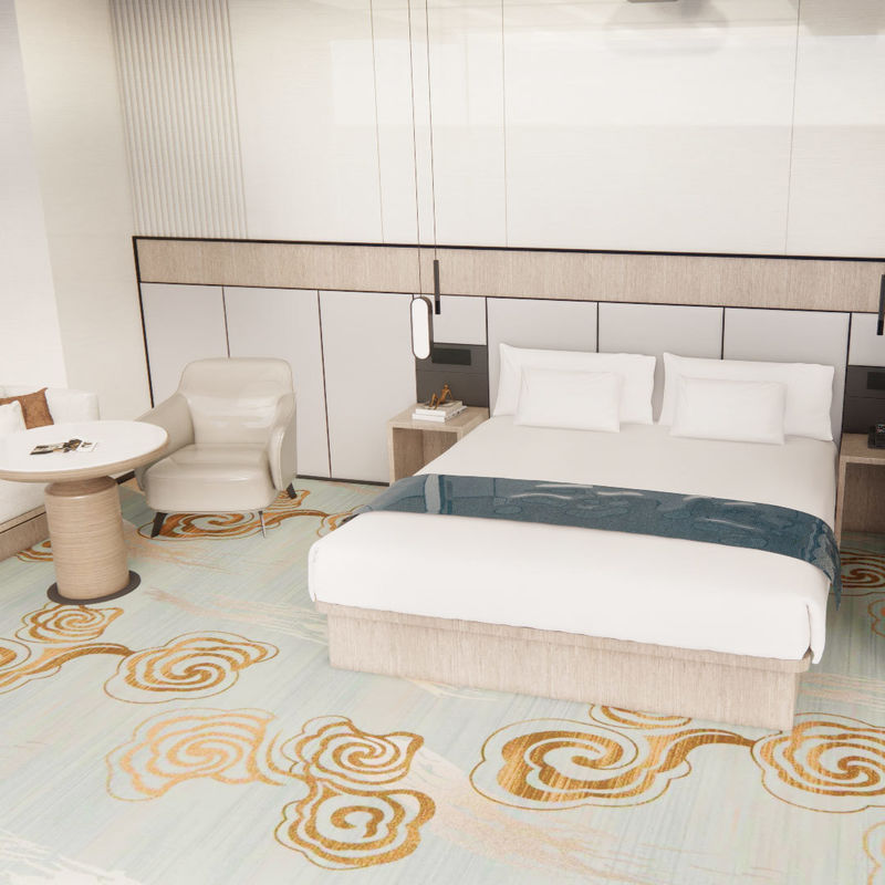 Améliorez votre suite avec un tapis Relle facile à installer, résistant aux taches pour une fraîcheur durable