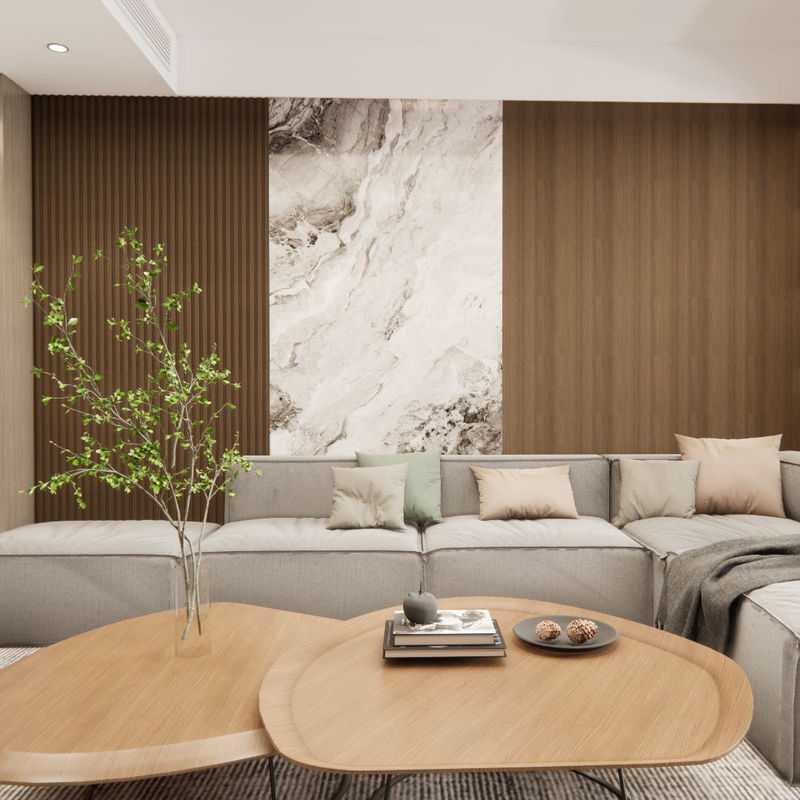 Panneau mural Relle WPC écologique en bois-plastique 3D (Personnalisable multi-spécifications, pour la décoration intérieure)