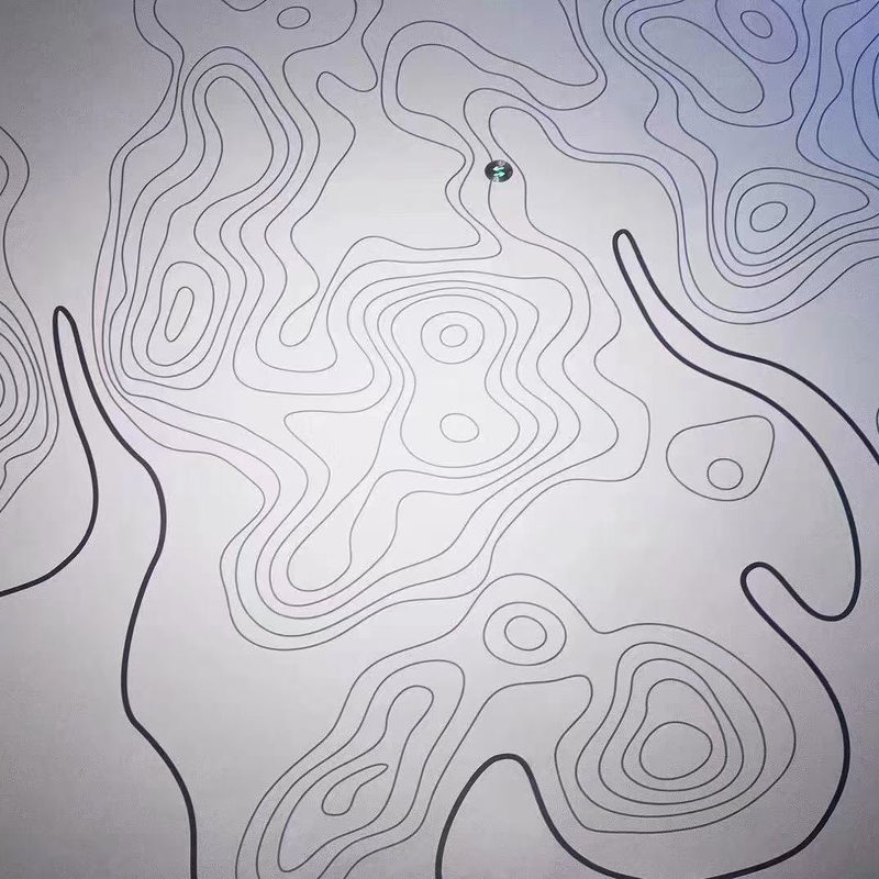 Revêtement de sol en caoutchouc Relle, écologique, résistant à l'usure et antidérapant pour halls d'exposition