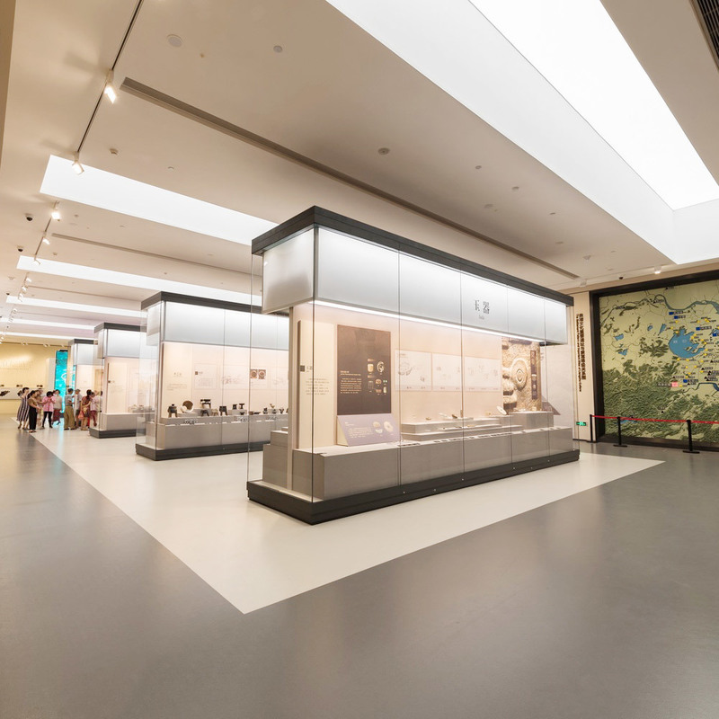 Revêtement de sol en caoutchouc Relle résistant aux taches et antidérapant pour les zones d'exposition de reliques culturelles des musées