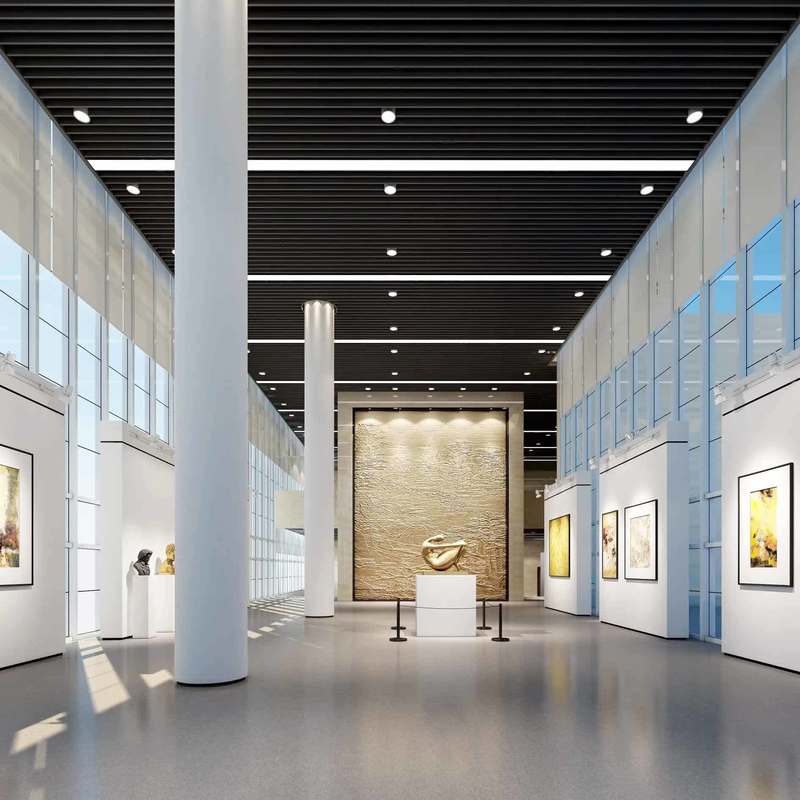 Revêtement de sol en caoutchouc Relle résistant aux taches et antidérapant pour les zones d'exposition de reliques culturelles des musées