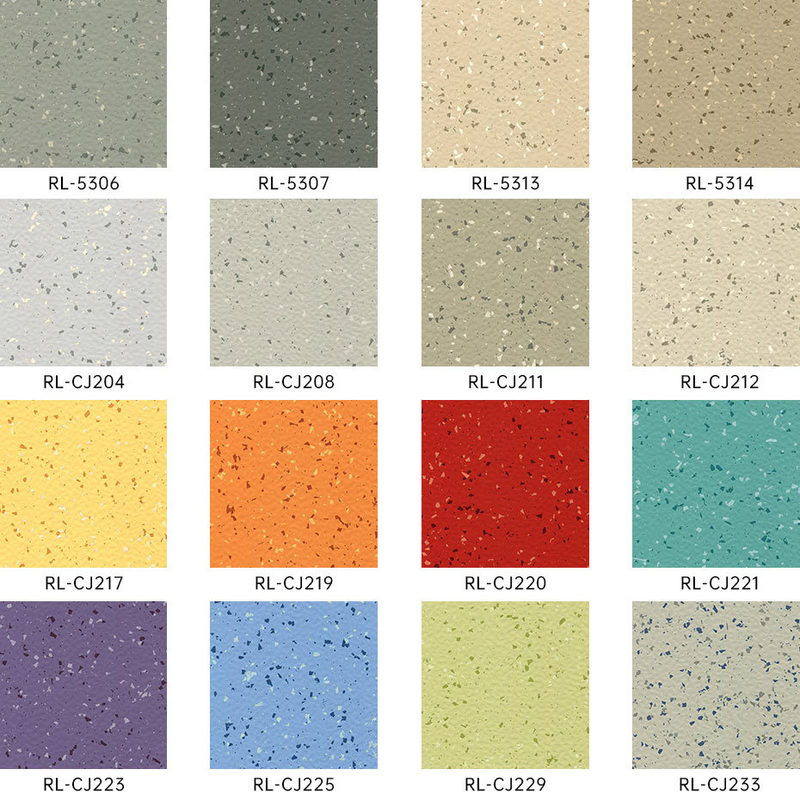 Revêtement de sol en caoutchouc Relle résistant aux taches et antidérapant pour les zones d'exposition de reliques culturelles des musées