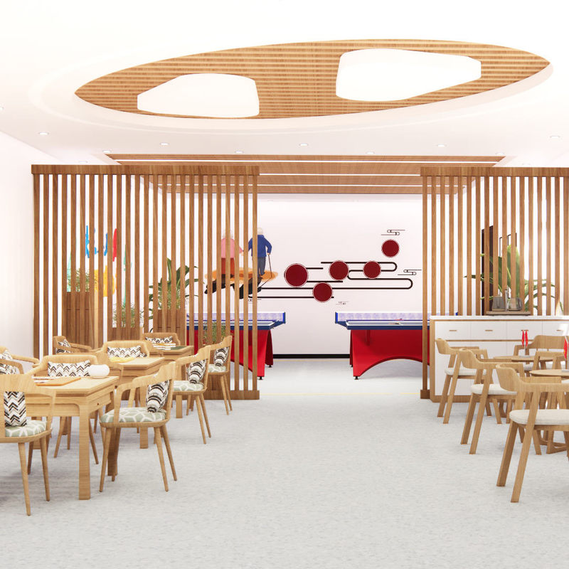 Revêtement de sol vinyle homogène antimicrobien facile à nettoyer Infinity de Lumina Health pour maisons de retraite