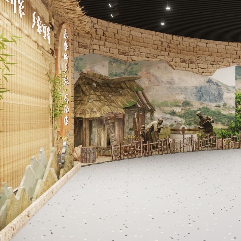 Le sol en caoutchouc antidérapant de l'exposition du patrimoine