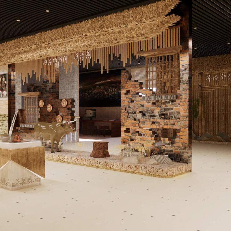 Le sol en caoutchouc antidérapant de l'exposition du patrimoine