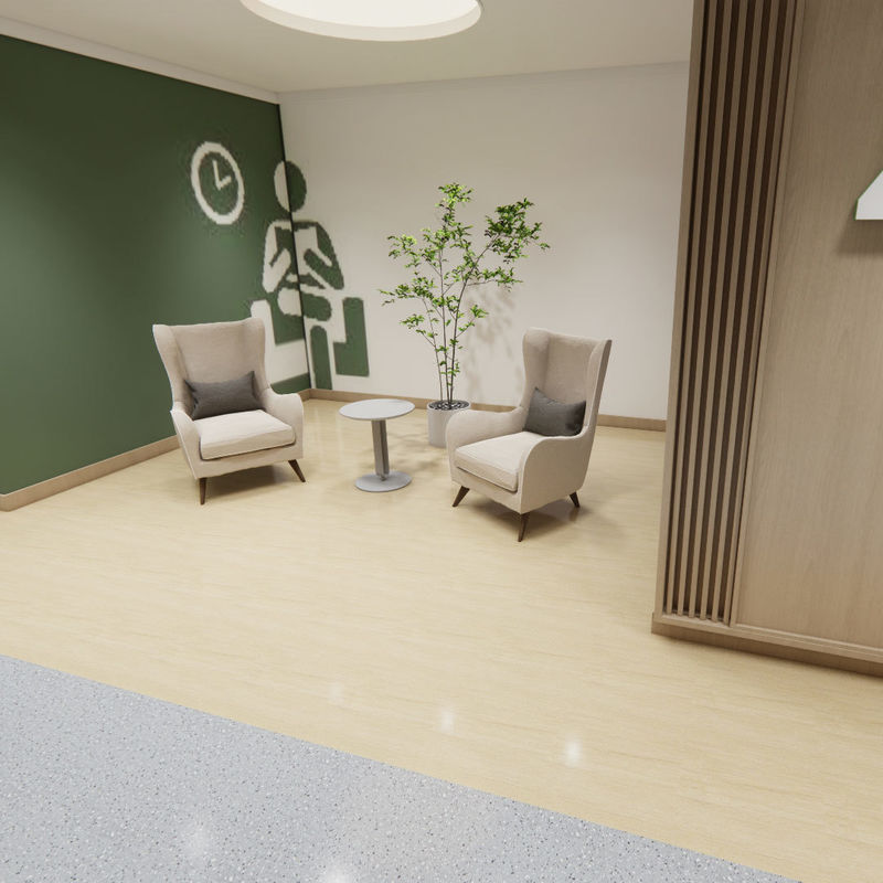 Revêtements de sol complets pour personnes âgées en maisons de retraite – Style hygiénique homogène de qualité médicale