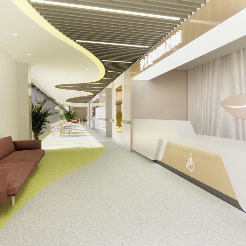 Revêtements de sol vinyle hygiéniques antidérapants pour maisons de retraite – Version durable de qualité médicale