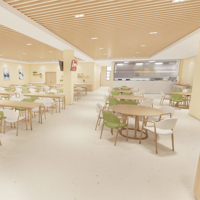 Revêtements de sol spéciaux pour maisons de retraite - Style hygiénique de qualité médicale