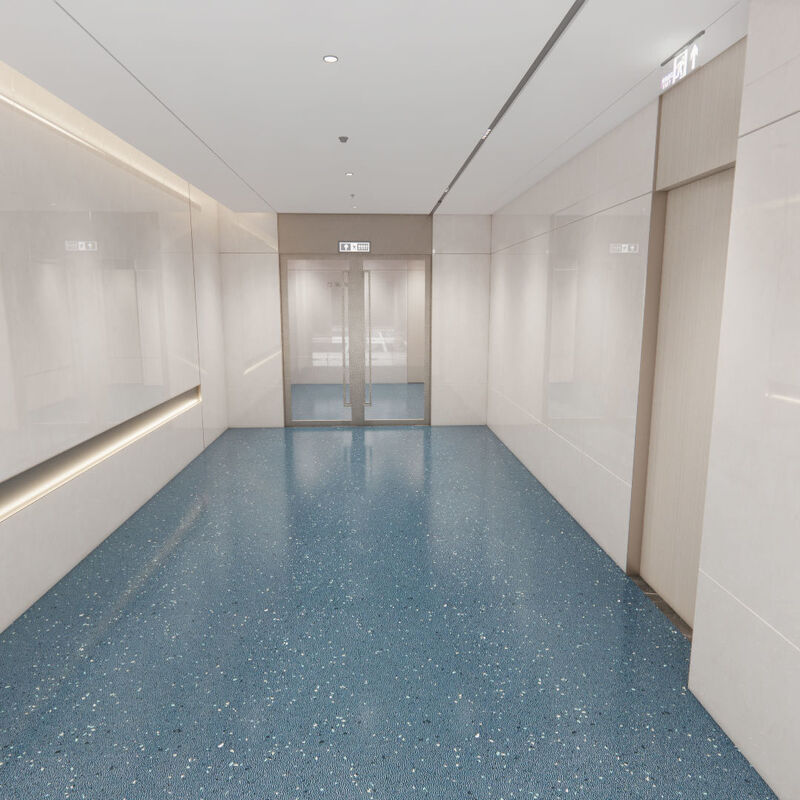 Revêtement de sol de sécurité antidérapant et résistant à l'usure pour les zones de circulation des véhicules dans les parkings