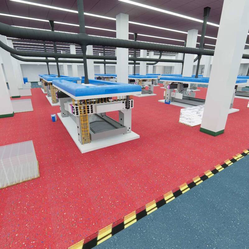 Planchers de sécurité à base de carbonure de Relle exempts de poussière (zone propre, résistant à l'usure, au glissement, à l'incendie, écologique)