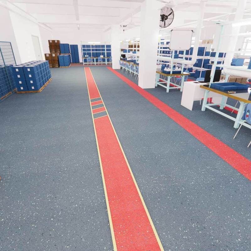 Planchers de sécurité à base de carbonure de Relle exempts de poussière (zone propre, résistant à l'usure, au glissement, à l'incendie, écologique)