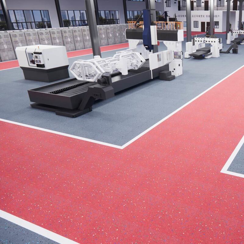 Planchers de sécurité à base de carbonure de Relle exempts de poussière (zone propre, résistant à l'usure, au glissement, à l'incendie, écologique)