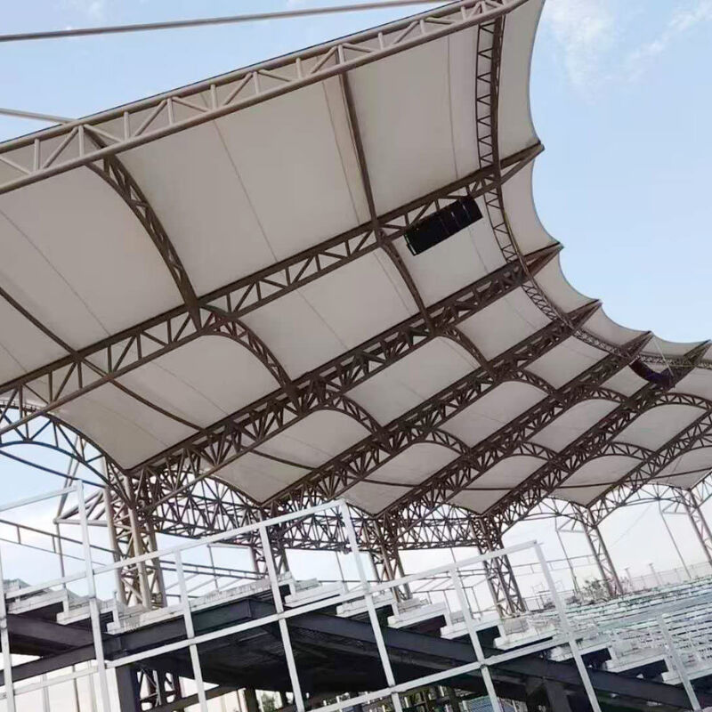 Matériau de membrane en PTFE pour le bâtiment de stades Résistant aux intempéries et anti-âge Membre en PTFE pour les grands stades de sport