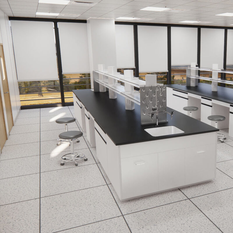 Carreaux antistatiques ESD pour usines de laboratoire et salles de serveurs