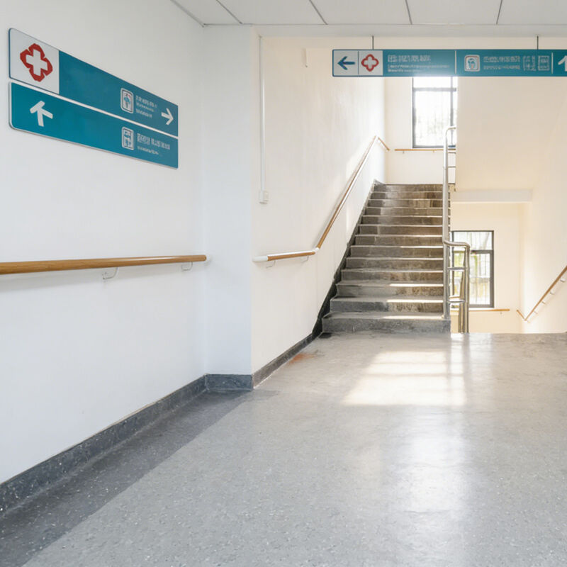 Garde-corps mural pour couloir Relle, kit de rampe de sécurité d'escalier durable