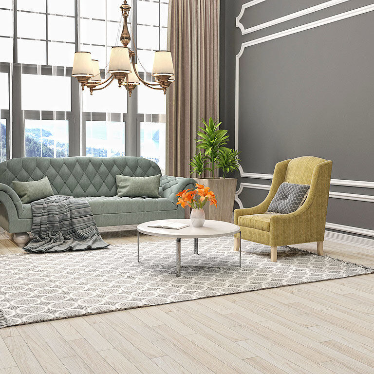 Plancher multicouches haut de gamme, haute résistance pour tous les types de projets commerciaux