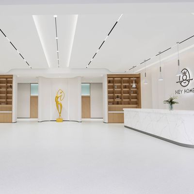 3.0 mm Épaisseur Plancher homogène Résistance aux taches élevée durable