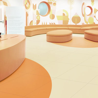 Approuvé par la norme EN ISO 24340 RELLE LVT Substrate avec couche résistante à l'usure d'une épaisseur de 2,5 mm